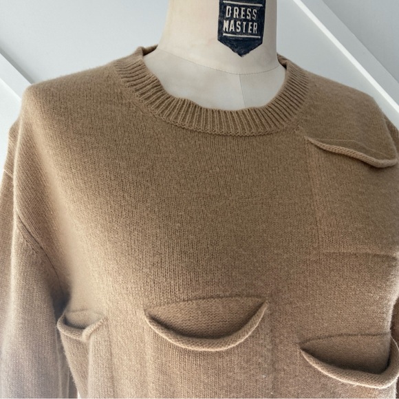 J.W. Anderson Multipocket Camel Wool Cashmere Sweater - S - Picture 5 of 16